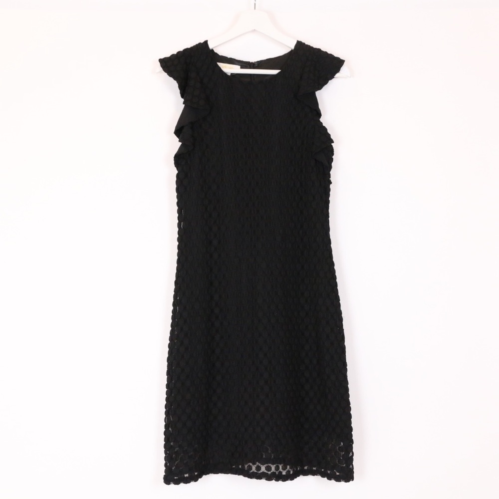 Britt Ryan Ruffle Sleeve Sheath Dress